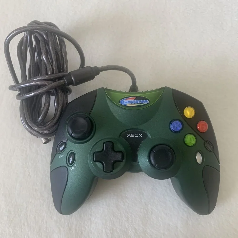Gamester Controller Green by Radica for Microsoft XBOX Console Video Game System